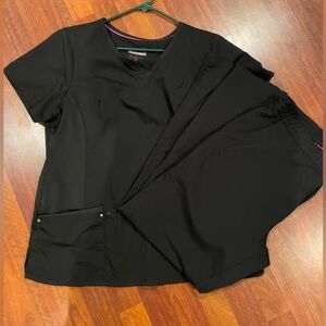 COPY - Black purple label healing hands scrubs